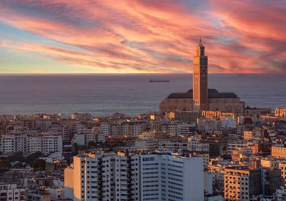 Casablanca city landmark