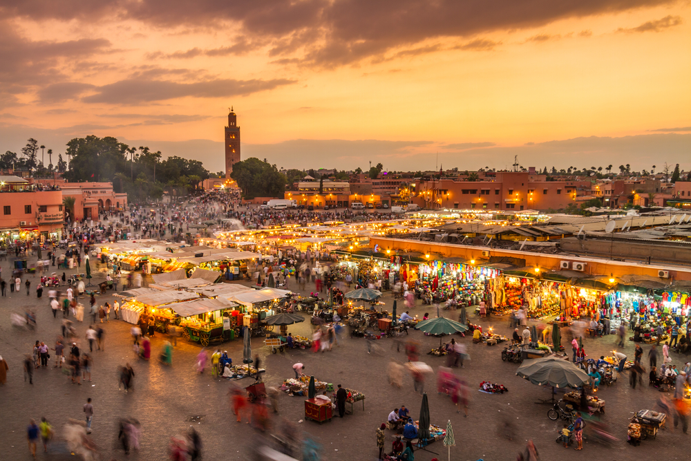 Marrakech medina architecture